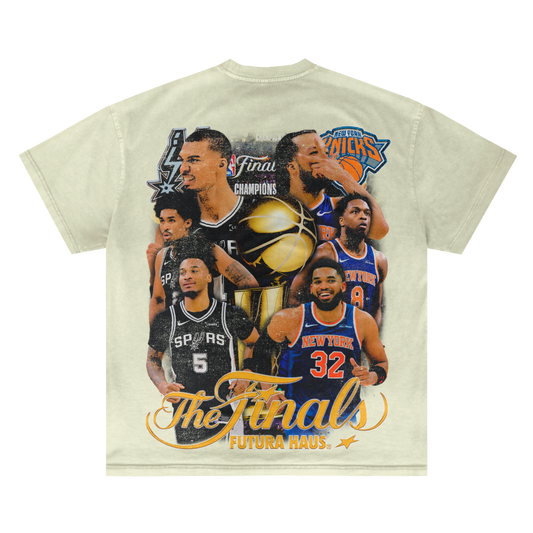SPURS VS KNICKS 2026 NBA FINALS VINTAGE TEE