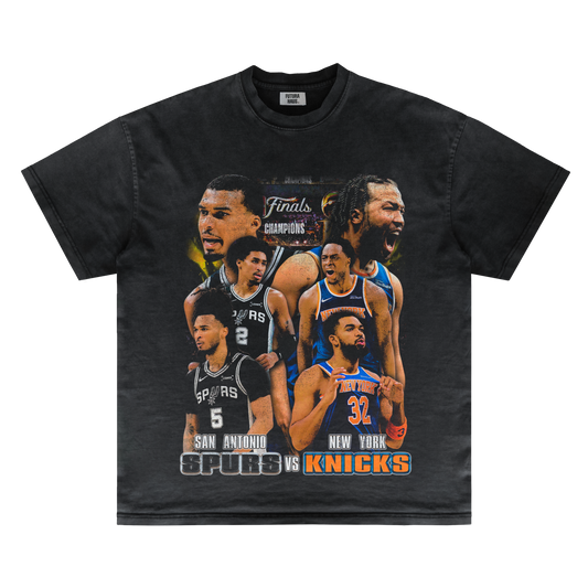 SPURS VS KNICKS 2026 NBA FINALS VINTAGE TEE