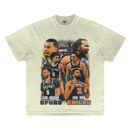SPURS VS KNICKS 2026 NBA FINALS VINTAGE TEE