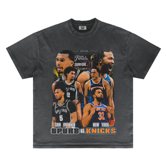SPURS VS KNICKS 2026 NBA FINALS VINTAGE TEE