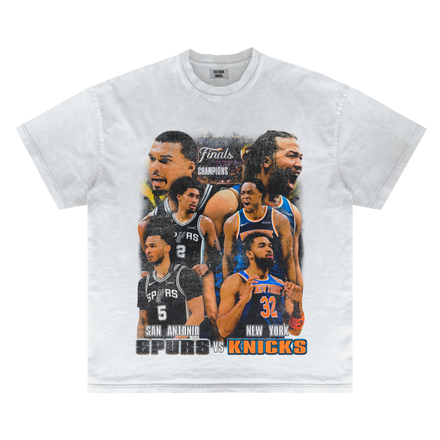 SPURS VS KNICKS 2026 NBA FINALS VINTAGE TEE