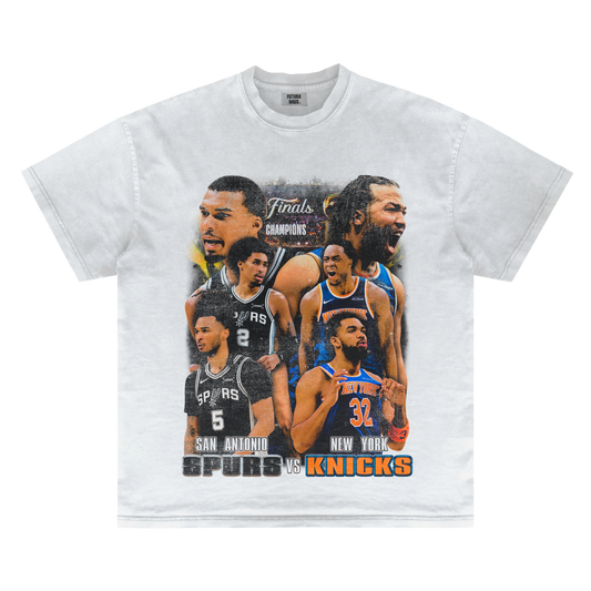 SPURS VS KNICKS 2026 NBA FINALS VINTAGE TEE