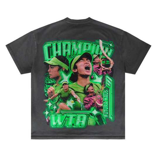 ALEX EALA 2026 MUBADALA V1 CHAMPION VINTAGE TEE