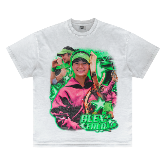 ALEX EALA 2026 MUBADALA V1 CHAMPION VINTAGE TEE