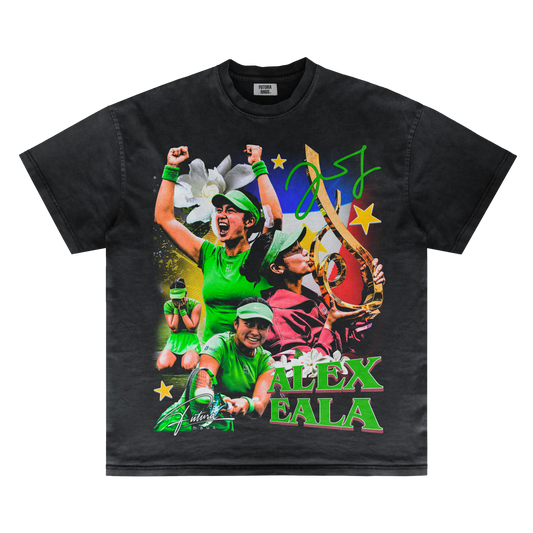 ALEX EALA 2026 MUBADALA V2 CHAMPION VINTAGE TEE