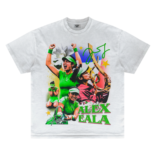 ALEX EALA 2026 MUBADALA V2 CHAMPION VINTAGE TEE
