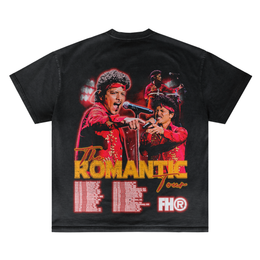BRUNO MARS "THE ROMANTIC TOUR" VINTAGE TEE