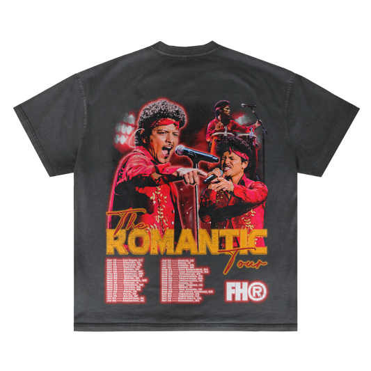 BRUNO MARS "THE ROMANTIC TOUR" VINTAGE TEE