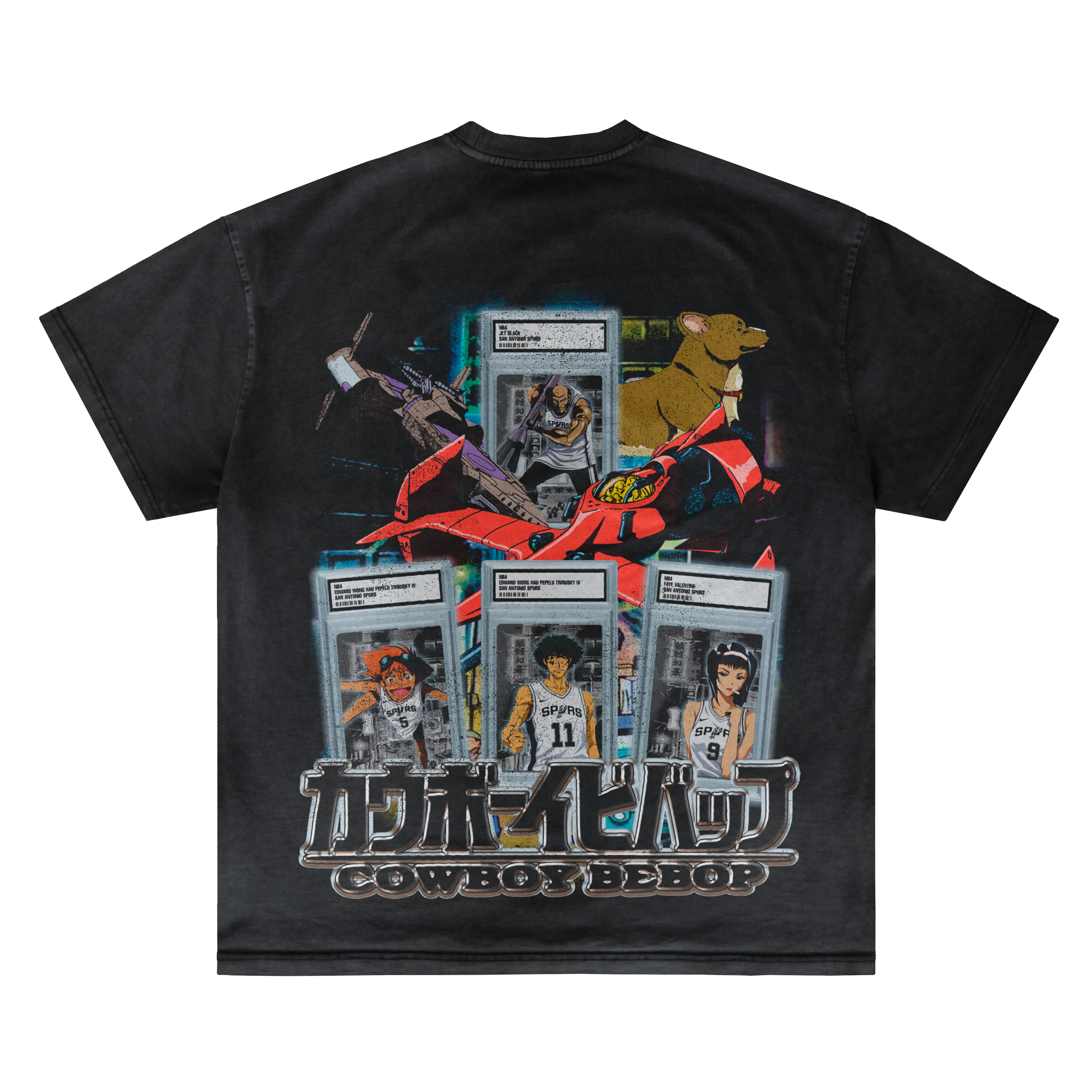 COWBOY BEBOP X SAN ANTONIO SPURS VINTAGE TEE