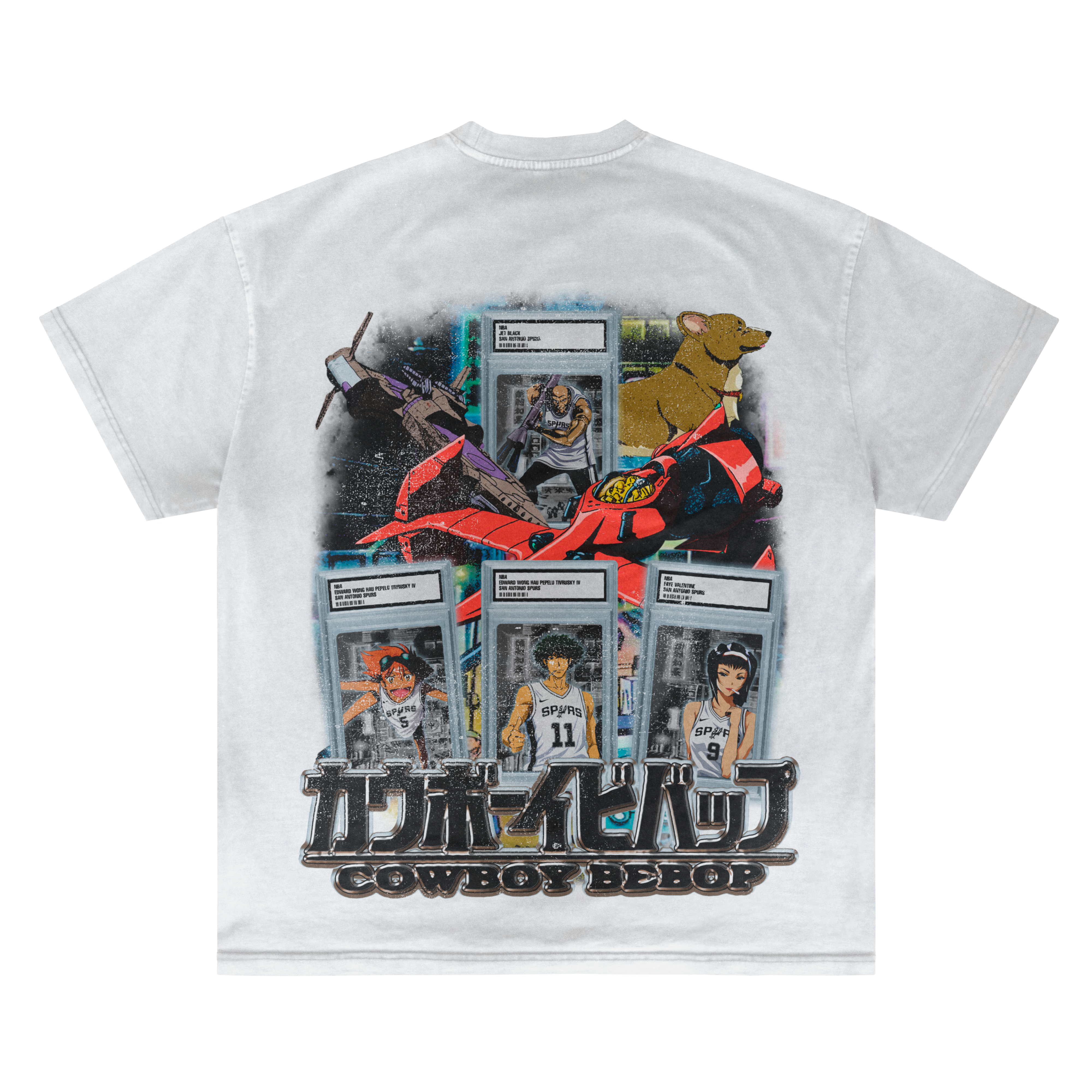 COWBOY BEBOP X SAN ANTONIO SPURS VINTAGE TEE