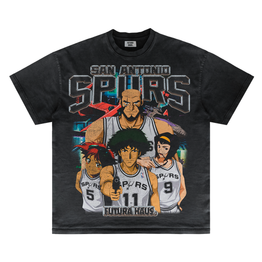 COWBOY BEBOP X SAN ANTONIO SPURS VINTAGE TEE