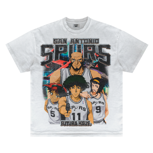 COWBOY BEBOP X SAN ANTONIO SPURS VINTAGE TEE