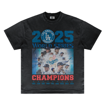 DODGERS WORLD SERIES 2025 V1 VINTAGE TEE