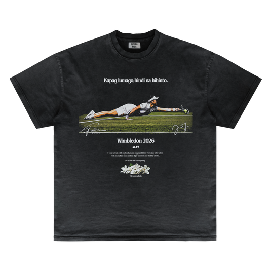 ALEX EALA WIMBLEDON 2026 VINTAGE TEE