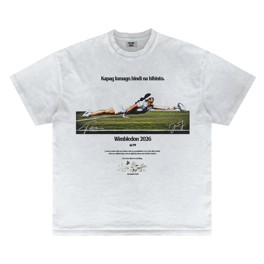 ALEX EALA WIMBLEDON 2026 VINTAGE TEE