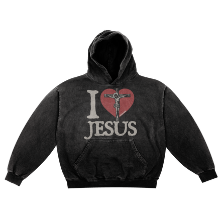I HEART JESUS HEAVYWEIGHT HOODIE
