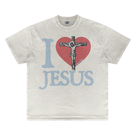 I HEART JESUS VINTAGE TEE