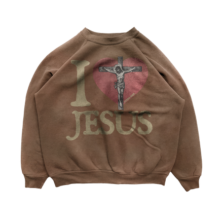 I HEART JESUS CREWNECK SWEATER