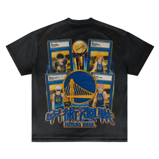 JUJUTSU KAISEN X GOLDEN STATE WARRIORS VINTAGE TEE
