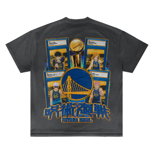 JUJUTSU KAISEN X GOLDEN STATE WARRIORS VINTAGE TEE