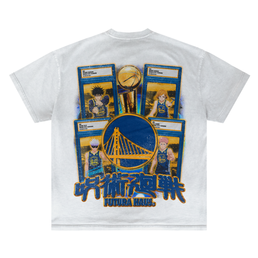 JUJUTSU KAISEN X GOLDEN STATE WARRIORS VINTAGE TEE