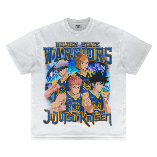 JUJUTSU KAISEN X GOLDEN STATE WARRIORS VINTAGE TEE