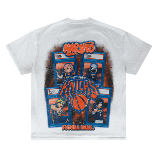 NARUTO X NEW YORK KNICKS VINTAGE TEE