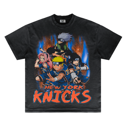 NARUTO X NEW YORK KNICKS VINTAGE TEE