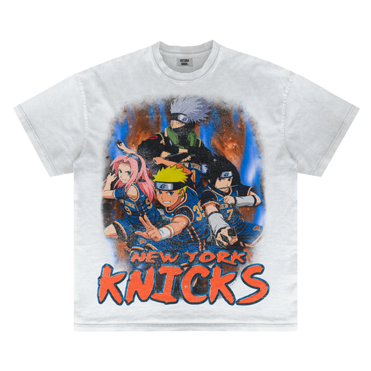 NARUTO X NEW YORK KNICKS VINTAGE TEE