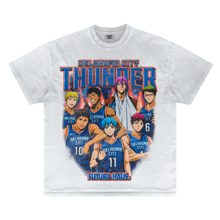KURUKO'S BASKETBALL X OKC THUNDER VINTAGE TEE