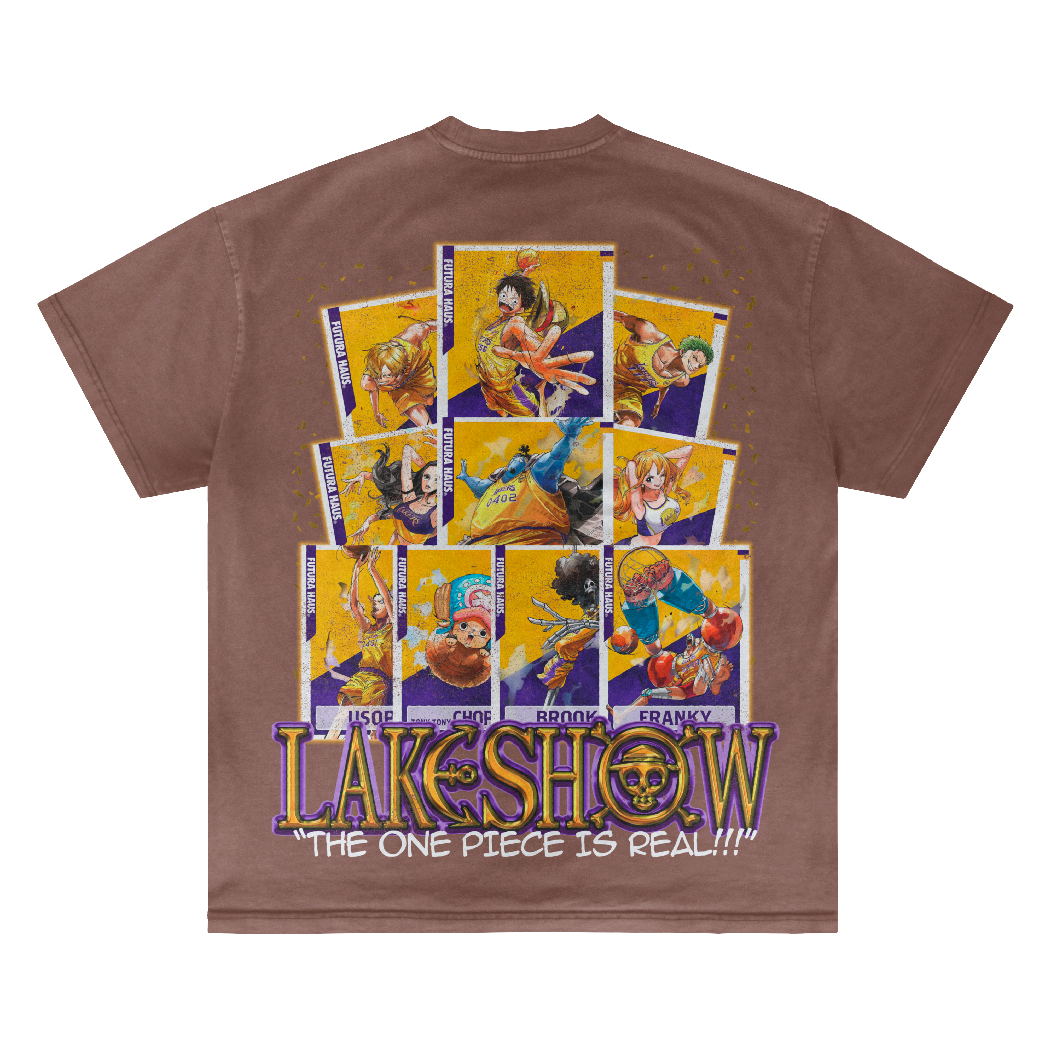 ONE PIECE X LAKERS VINTAGE TEE – FUTURA HAUS ONE PIECE X LAKERS VINTAGE TEE – FUTURA HAUS