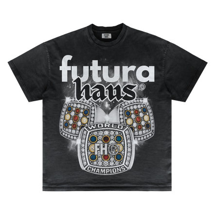 BIG RINGS FUTURA HAUS X VICTORY HOOPS VINTAGE TEE
