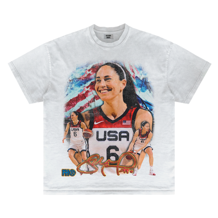 SUE BIRD TEAM USA VINTAGE TEE
