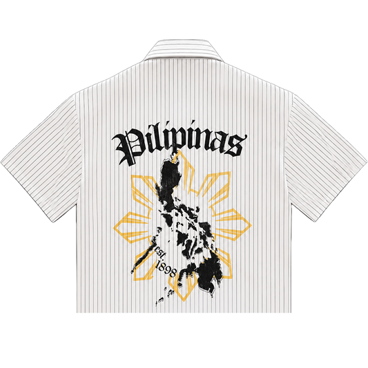 WHITE + BLACK PILIPINAS BUTTON-UP SHIRT